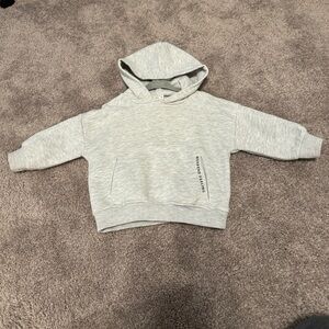 Zara Light Gray Kids Hoodie